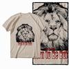 Coolmind MAV lion printed Exclusive graphic men T shirt 100% cotton big size streetwear men tshirt cool t-shirt tee shirts