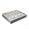 Jewelry Display Holder, Earrings Organizer Tray, Storage Showcase Flannel Studs Case
