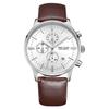 Canvas Strip Steel Mesh Belt Watch Multi-Function Chronograph Men'S Quartz Watch Waterproof Men'S Watch 2011