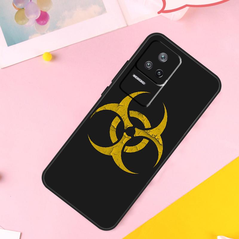 Biohazard Symbol Logo Case For Xiaomi 13 14 Ultra 12 Lite 11T 12T 13T Pro POCO M6 Pro X6 X5 X3 F3 F5 M5s Cover