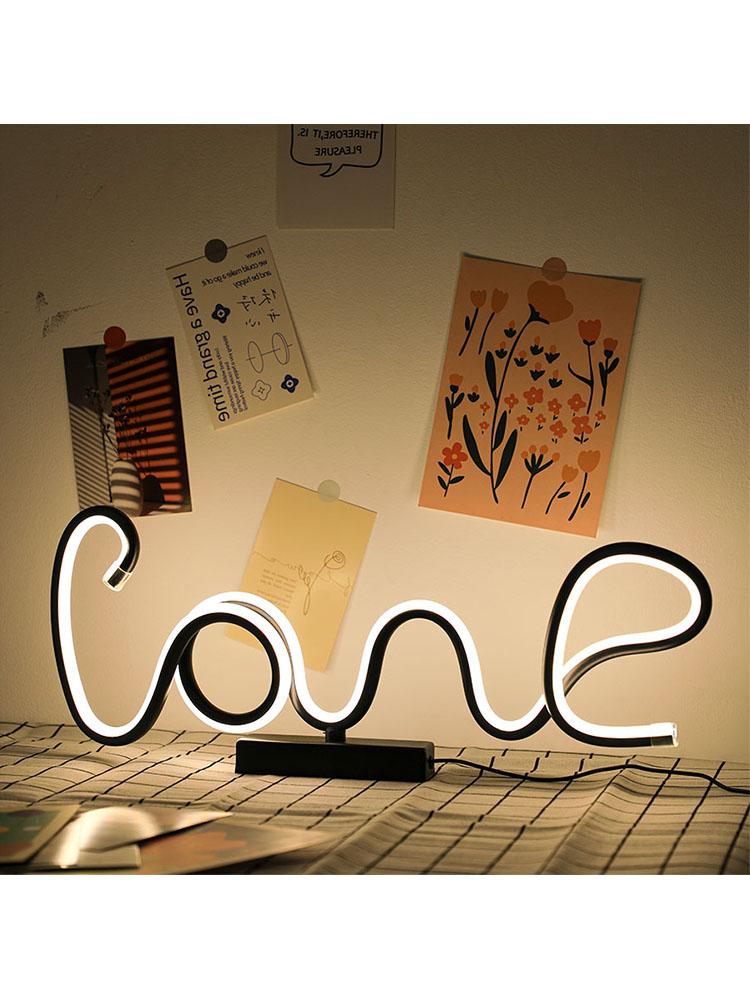 

1PC unique design creative desk lamp for you, powered by USB - three color settings, suitable for decoration, gift option