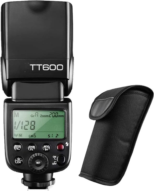 Godox TT600 Speedlite Flash Wireless Compatible with and Other Digital Cameras with Standard Hot Shoe Included Built-in 2.4G Transmission, Canon,