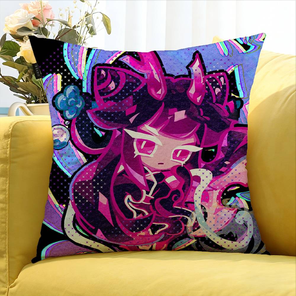 Game C-Cookie R-Run Kingdom World Various Sizes Square Pillow Case For Car Home Bedchamber Decor