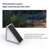 2pcs Led Outdoor Solar Light Wireless Waterproof Super Bright Motion Sensor Step Lamp Stair Light