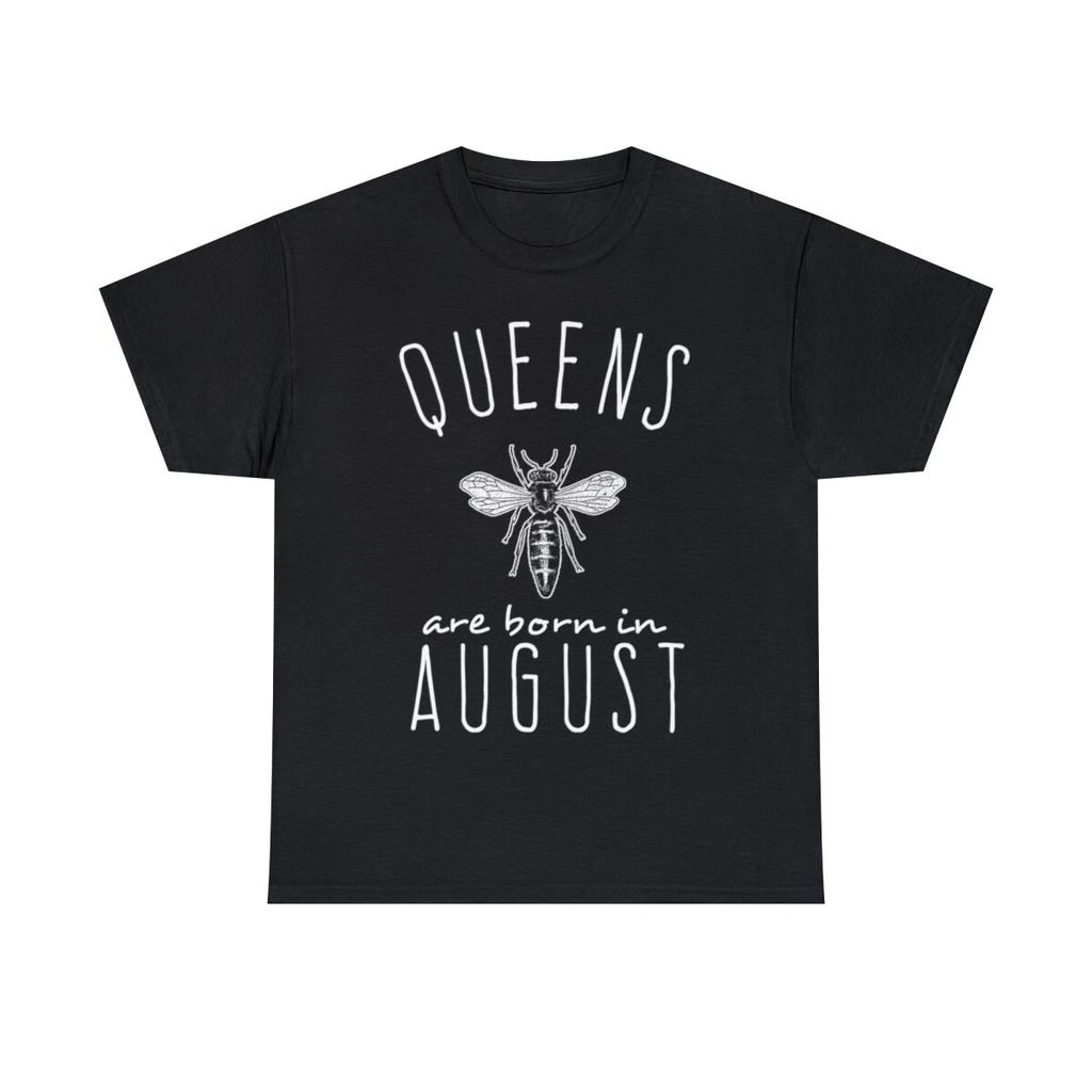 Queens Are Born In August Graphic Tee Shirt, S-5XL