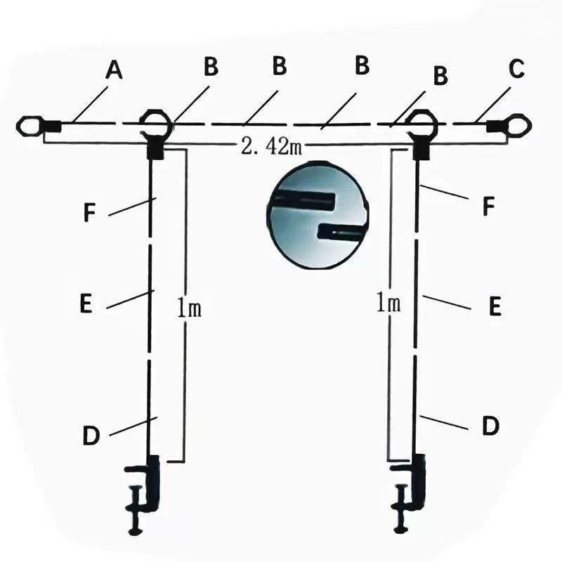 Round Balloon Arch Stand for Outdoor Wedding Celebrations - Wrought Iron Ring Decoration in Stock