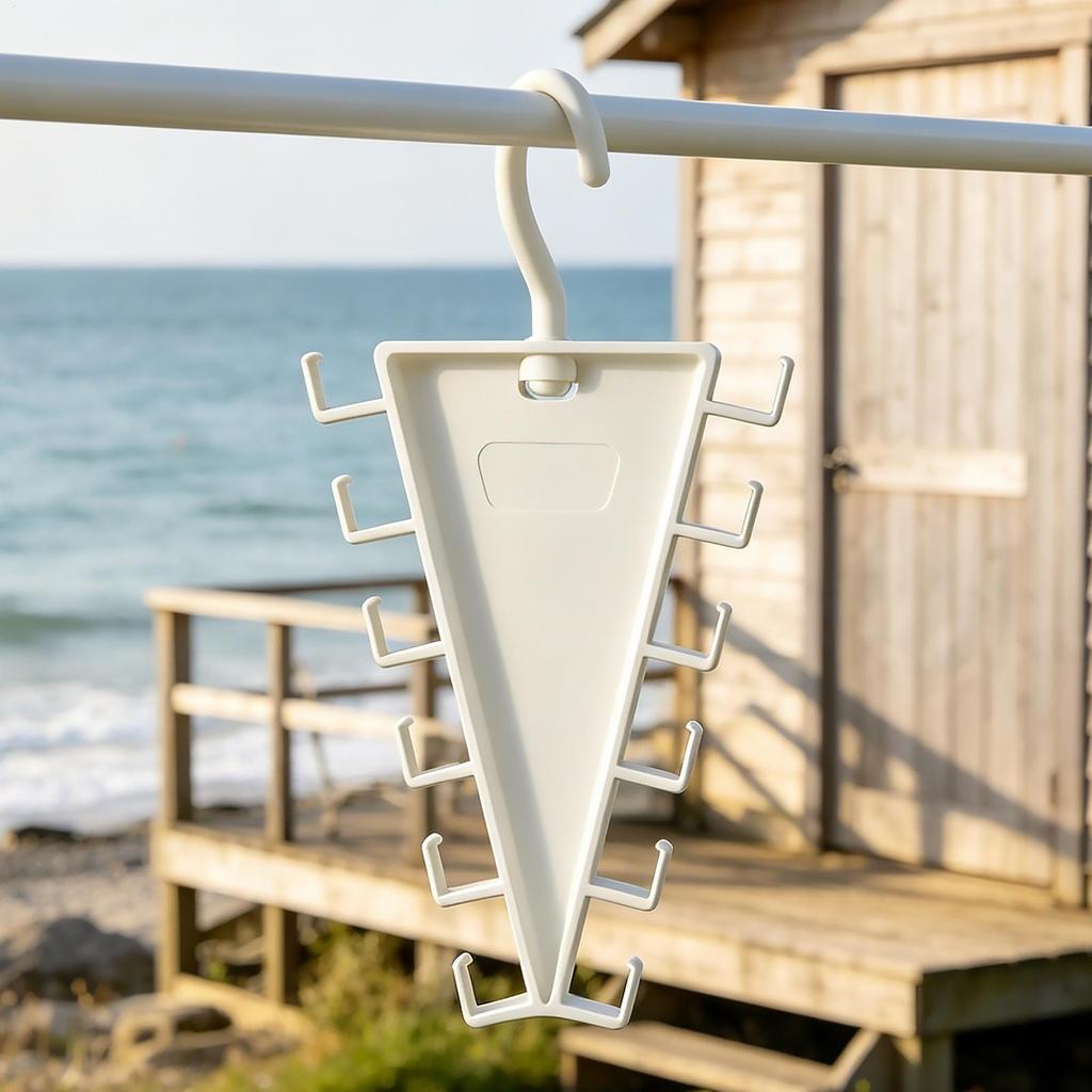 1Pcs V-Shape Multi Hook Closet Hanger Organizer 12 Hooks Space Saving Wardrobe Clothes Hanger for Storage Efficiency Multi Hook