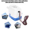 12V Boat Automatic Submersible Bilge Water Pump With Float Switch G750‑12V‑06