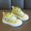 Kids High Top Canvas Shoes Spring Autumn Boys Girls Non Slip Soft Sole Casual Sneakers Baby Flat Shoes