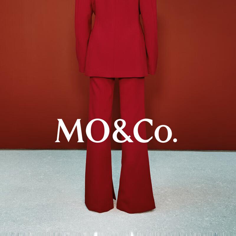 MO&Co. RECTO Collaboration Qin Lan Style 2024 Winter Casual Pants