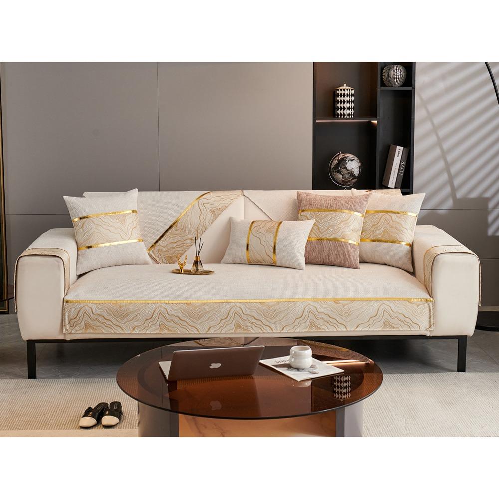 Four Seasons Universal Sofa Cushion Premium Non-slip Cushion Cover Cloth Towel Backrest