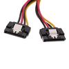 4 Pin to 2 x 15 SATA Power Cable f IDE Serial ATA Hard Drive DT