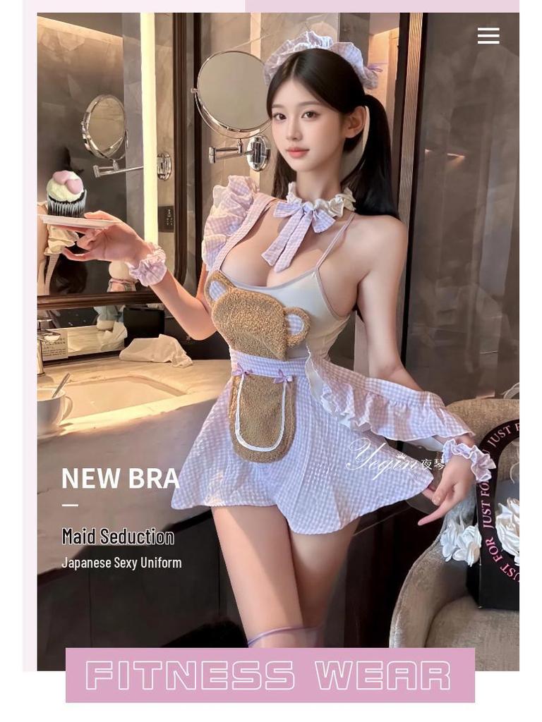 Naughty Maid Lingerie Set: Temptation Role Play Uniform