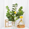 Artificial Lemon Branches Lemon with Green Leaves Lifelike Fake Lemon Leaf Picks Home Table Decoration Garden Kitchen Vase Decor