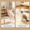 360° Rotation Butterfly Electric Cat Teaser Suction Cup Base Launching Stick Toy  Chasing Games