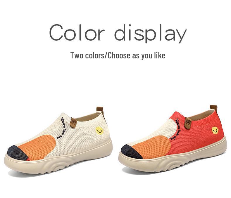 Women's Versatile Slip-On Casual Soft Sole Shoes for Comfort