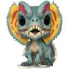 Figurine - funko - dilophosaurus - vinyle durable - 9,5 cm - cadeau jurassic park