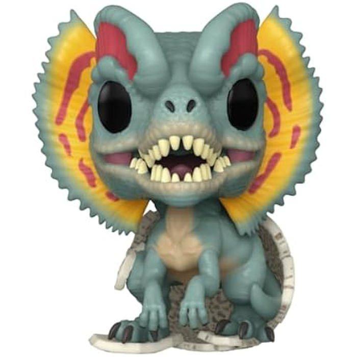Figurine - funko - dilophosaurus - vinyle durable - 9,5 cm - cadeau jurassic park