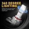 AUXITO 2X 9005 HB4 LED FogDrving Light Bulbs Cool Whtie DRL Lamp 6500K Fanless