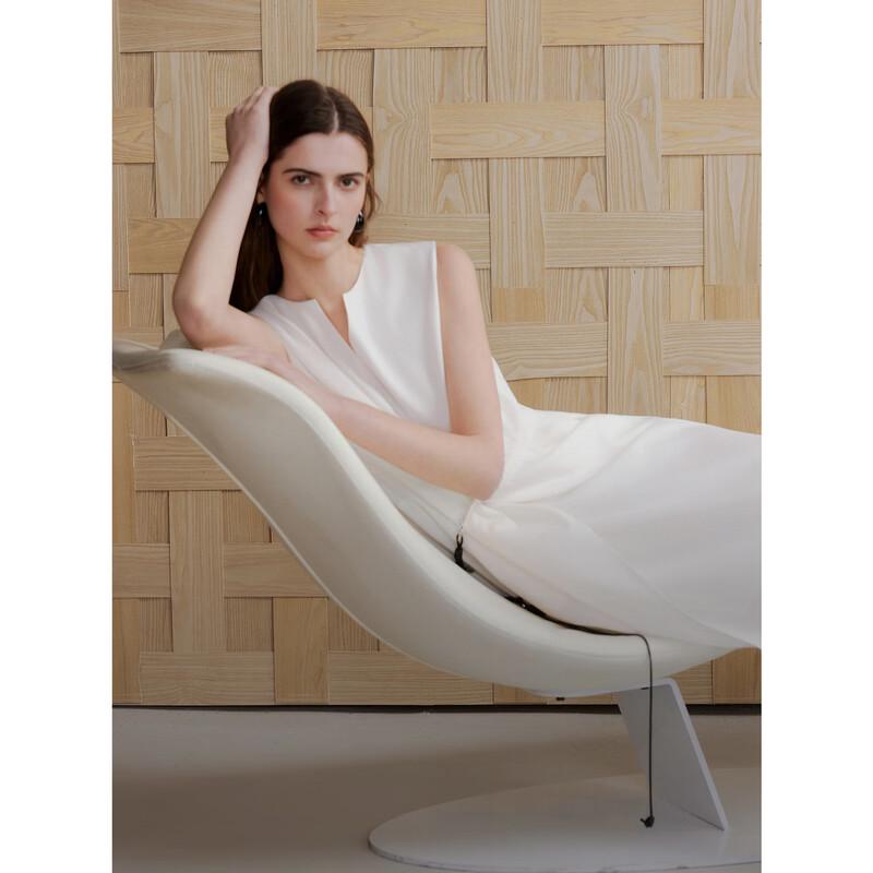 

Женское платье без рукавов ELLE в стиле Old Money из смешанного льна M