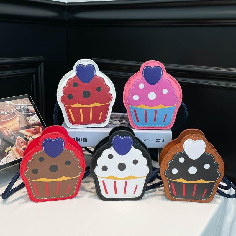 Spring New Cartoon Contrasting Color Personalized Women's Bag Trendy Shoulder Bag Cute Bag Change Bag Fashion Messenger Bag