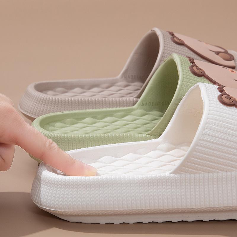 CM thick bottom EVA cool slippers men and women summer couple fashion home cute cartoon outer wear TEMU