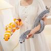 Non-Toxic Cute Lifelike Sea Eel Plush Toy 125Cm Conger Eel Plush Doll Garden Eel Stuffed Animal Aquarium Home Decor Gift