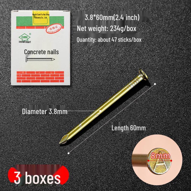 Long Cement Steel and Iron Nails for Wall and Woodworking