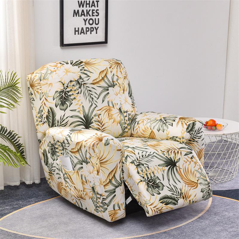 Spandex Recliner Sofa Cover Elastic Sofa Protector Relax Armchair Covers Printed Couch Cover Stretch Slipcovers for Home Decor 5090₽