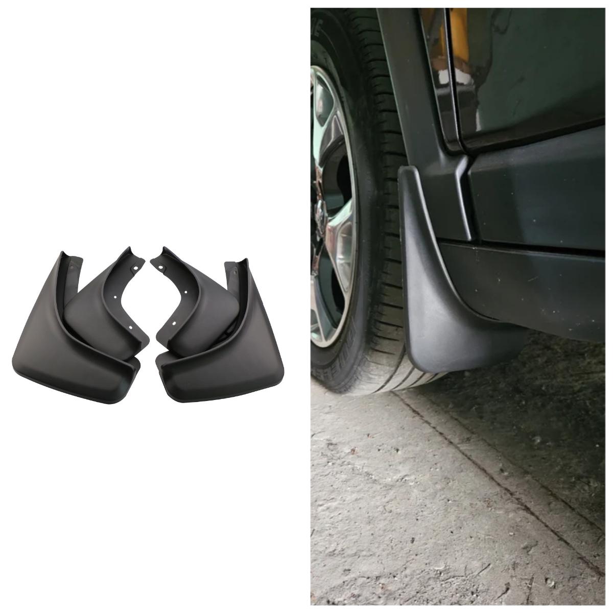 

4 шт. для Jeep Compass 2017-2019 Автомобильные брызговики Брызговики Защитные щитки Брызговики Щиток Крыло Аксессуары чёрный