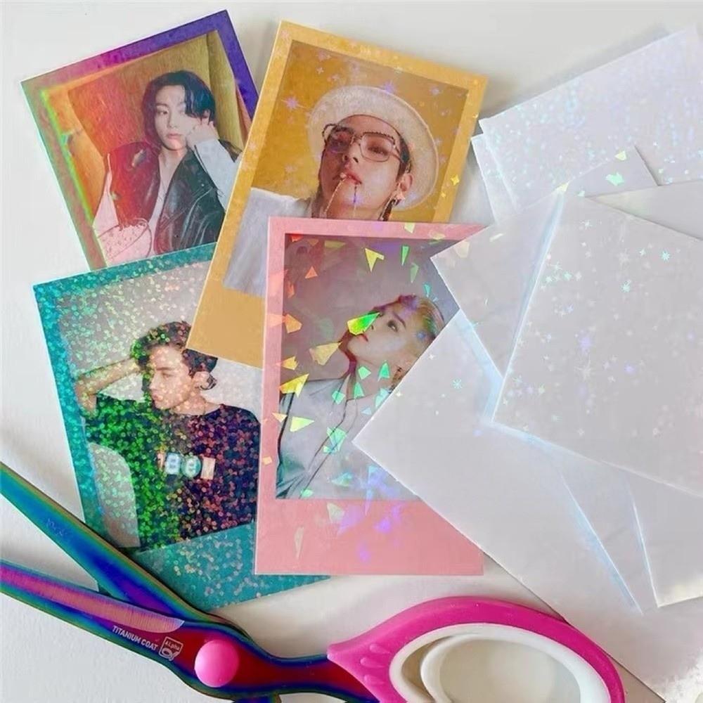 5Pcs Waterproof Laminating Sheets Self Adhesive Cold Lamination Film  Card Photo