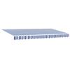 Retractable Awning Blue 350 X 200 Cm Fabric