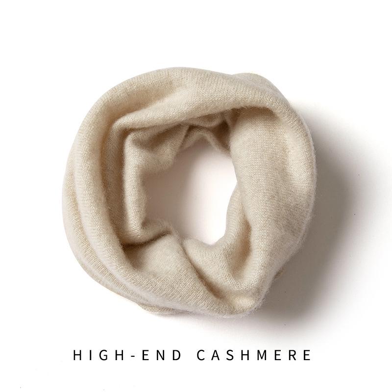 Men's Warm Cashmere Pullover Snood: Soft Knitted Dickey Scarf for Autumn and Winter Neck Protection