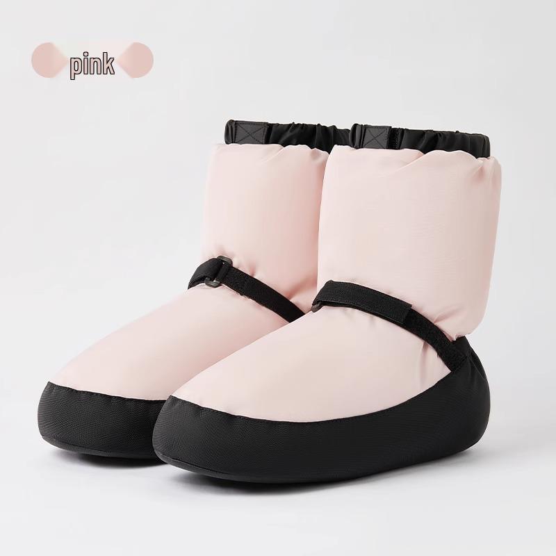 

Взрослые и детские теплые ботинки для балетной практики - Мягкая подошва, Утолщенный хлопок для зимних танцев S (36-38)