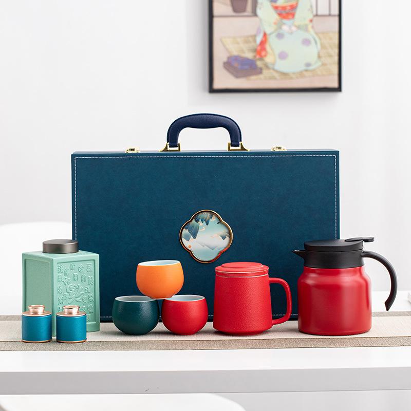 Business Company High-end Gifts Exclusive Tea Gift Set Stewed Teapot Stewed Tea Cup Tea Set
