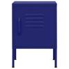 Nightstands (2 pcs) Navy Blue 35 x 35 x 51 cm Steel