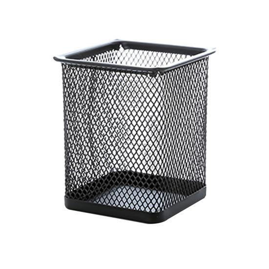 Metal Hollow Pen Pencil Holder Vase Pot Tidy Stationery Storage Desk Container