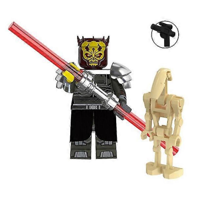8 Stück Star Wars The Mandalorian Bausteine Mini-Actionfiguren Zusammengebaute Minifiguren Spielzeug Kinder Erwachsene