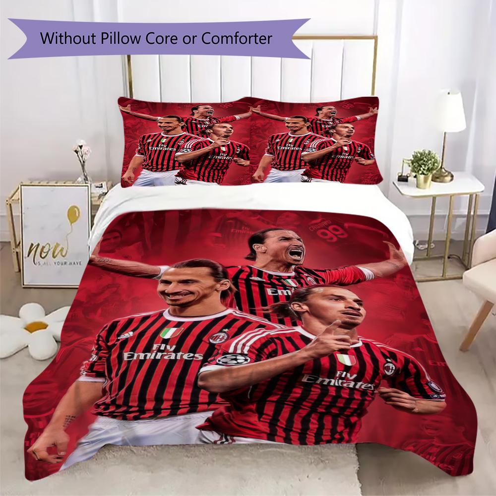 Former Associazione Calcio Milan athlete Zlatan Ibrahimović Home Decoration Soft Bedding Down Pillowcase Duvet Cover (without core) 1