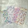 Cute Obakenu Foam Stickers, Japanese Ghost Cartoon Decals for Kids DIY Journal & Scrapbook