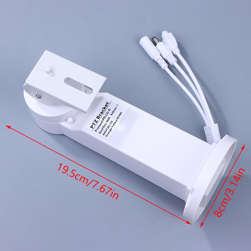 1Set P/T Bracket Ptz Ip Camera 240° Horizontal Rotation 50° Vertical Waterproof Swivel Metal Bracket