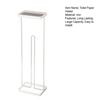 Free Standing Toilet Paper Holder with Non-Slip Reinforced Base Large Capacity Easy Assembly Bathroom Toilet Paper Stand