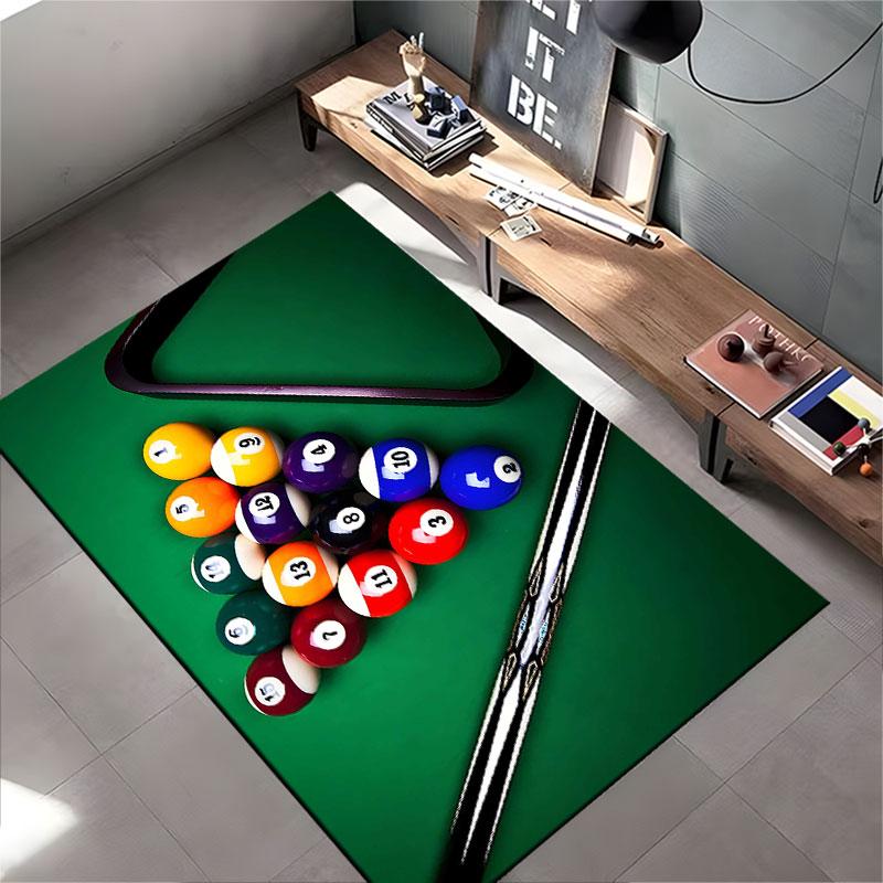 Pool Balls and Snooker Triangle Suitable As a Non-slip Mat for the Living Room or Bedroom Sofa