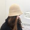 Thickened Bucket Hat Knitted Fisherman Hat Fashion Ear Protection  Autumn Winter