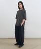 INSILENCE Oversized Cutoff Pocket T-Shirt Charcoal