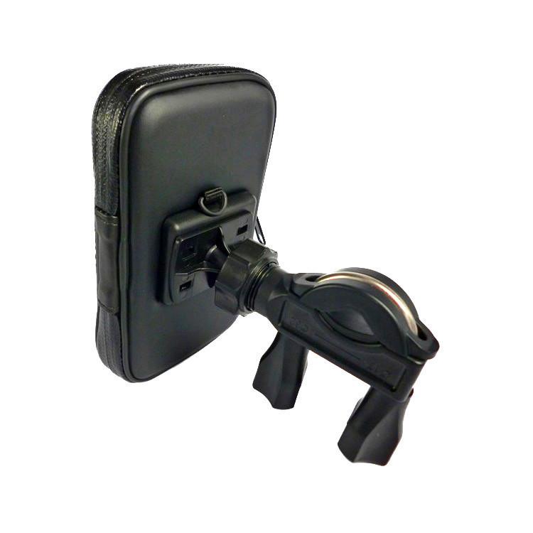 Electric Bicycle Motorcycle Mobile Phone Holder Waterproof Bag Shockproof Riding Navigation Rearview Mirror Bracket