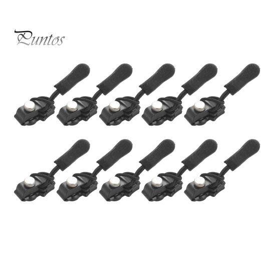 

10 шт. Набор для мгновенного ремонта молнии, пальто, сапог, багажных сумок, универсальных молний, ремонтников, металлических молний, сменных головок, аксессуары L