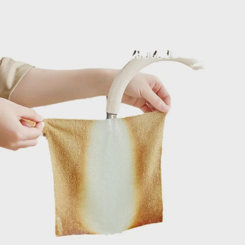 Mehrzweck-Einwegtücher: Verpackt, Nass- und Trockengebrauch, Hygienische Scheuerschwämme für die Haushaltsküchenreinigung.