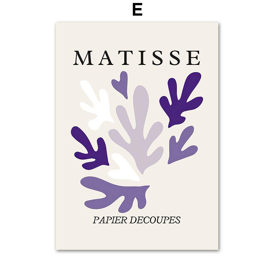 Henri Matisse Bauhaus Linie Paris Blume Nordische Poster und Drucke Wand Kunst Leinwand Malerei Für Wohnzimmer Dekorative Bilder