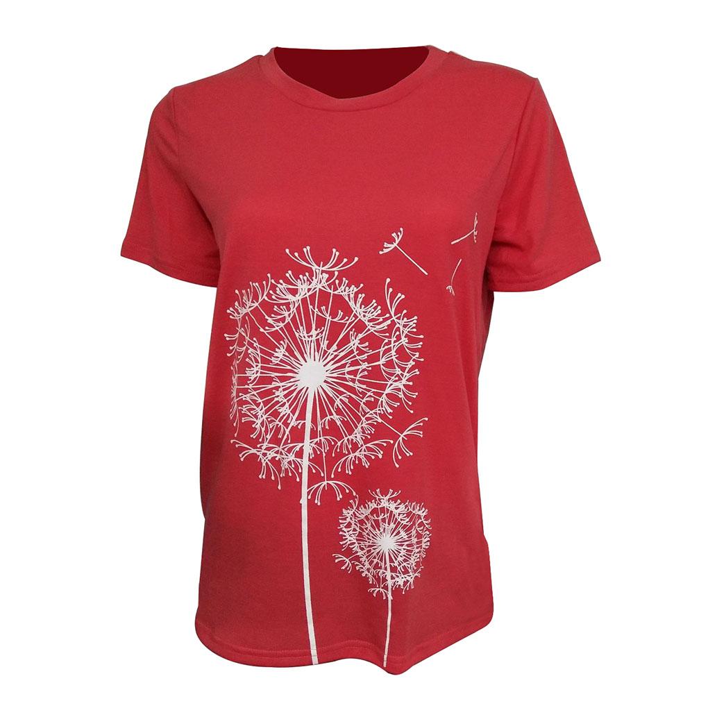 Damen Rundhals T-Shirts Kurzarm pl Style Top Sommer Atmungsaktive T-Shirts Unisex Kleidung Modeaccessoire